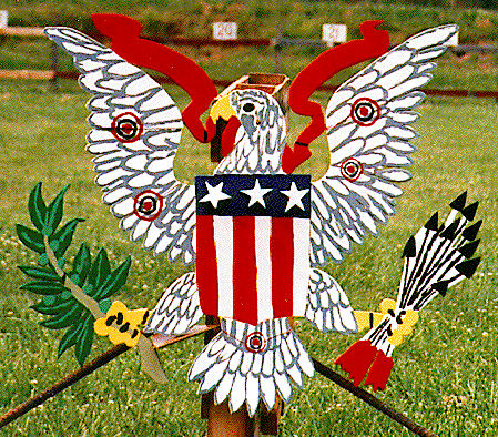 On Saturday, June 8, 1996, at the NMLRA National Championship Shoot in Friendship, Indiana, there will be an NMLRA Eagle Match during the last two relays. Come and enjoy the fine traditions of schuetzen competition with us.
