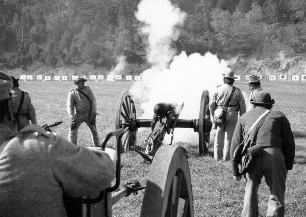 Members of Hardaway's Alabama Battery fire their original 3